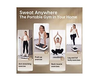 Joroto Vibration Plate Exercise Machine – Full Body Vibrating Platform with Remote Control, 2 Resistance Bands, and 330LBS Weight Capacity for