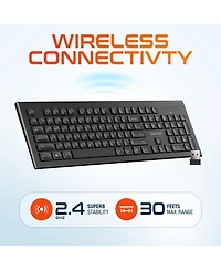 Delton 90X Bluetooth Headset with Usb Dongle, 1080p Usb Webcam with Adjustable Mounting Clip, Wireless Keyboard and Mouse Combo, Compatible with Lapto