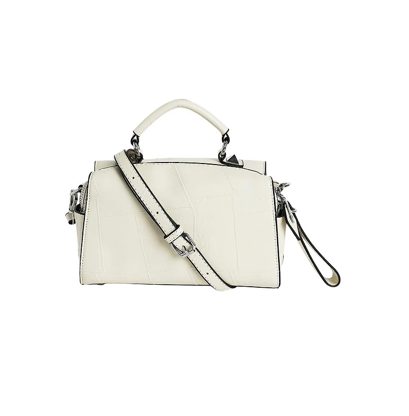 Women's The Croc Camera Sling Bag - Cream White