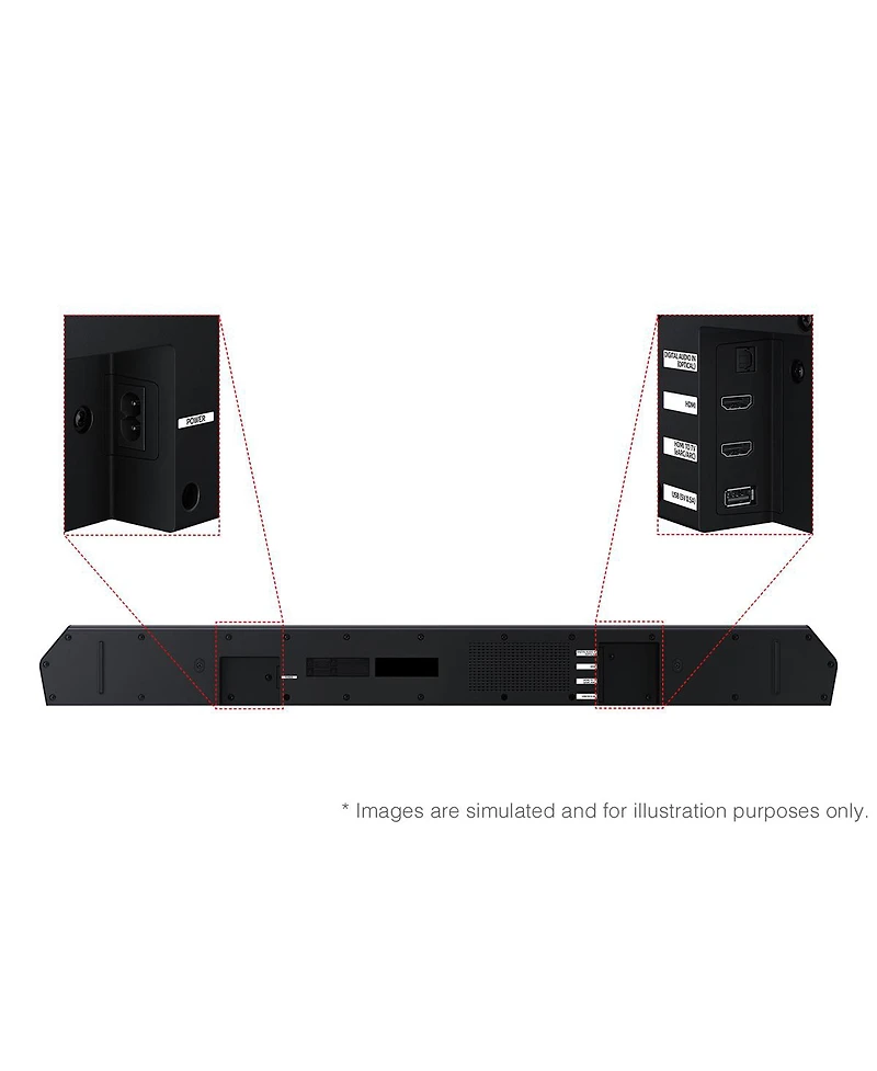 Samsung Hw-Q600F 3.1.2 Channel Soundbar and Wireless Subwoofer