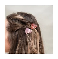 Headbands of Hope Mini Heart Clip Set