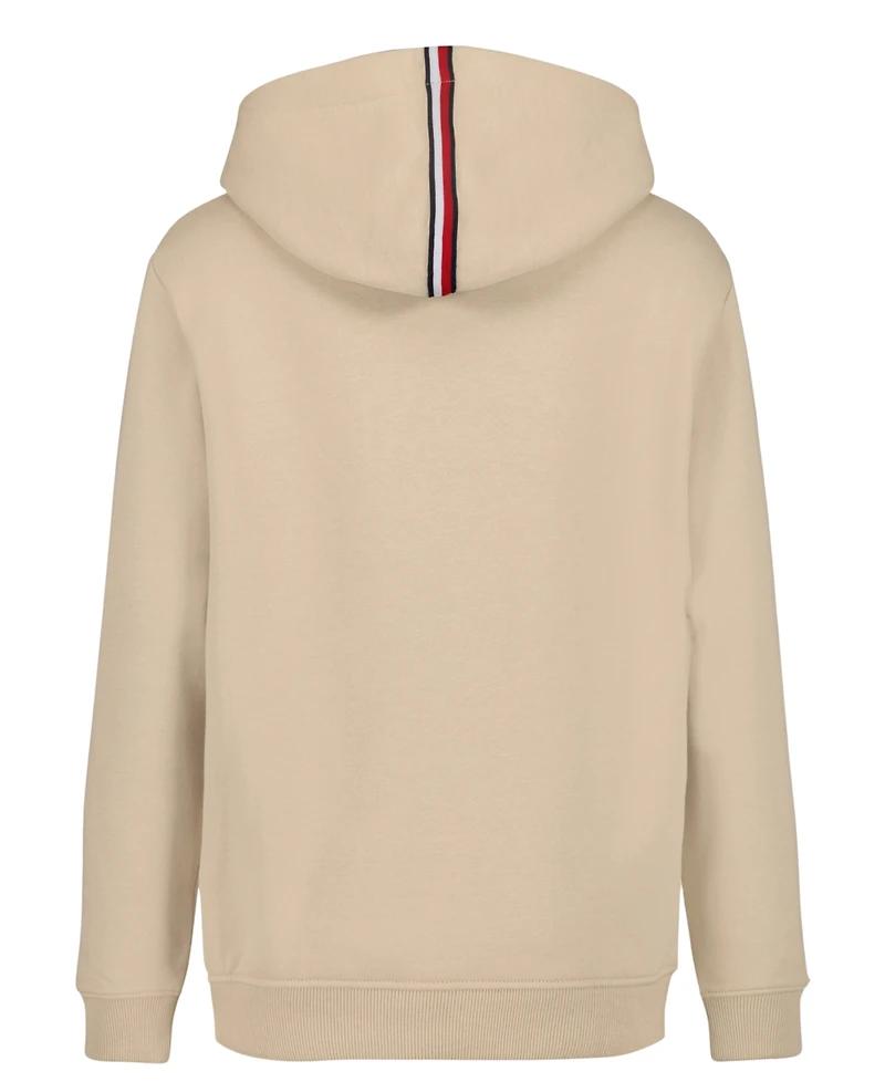 Tommy Hilfiger Big Boys Soft Essential Logo Embroidered Fleece Hoodie