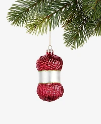 Holiday Lane Eclectic Charm Red Knitting Yarn Ornament, Macy's Exclusive