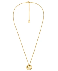 Michael Kors Logo Pendant Necklace