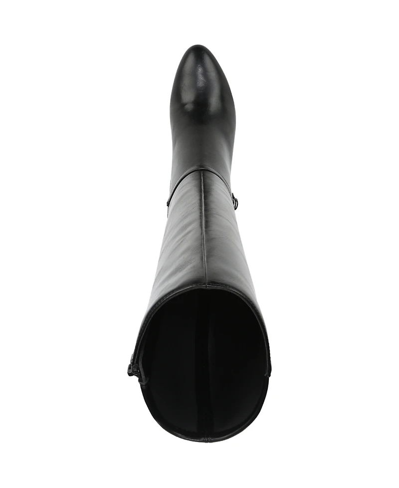 LifeStride Women's Galant Extra Wide Calf Zip Tall Dress Boots