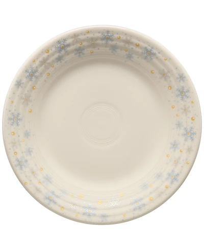 Fiesta Linen Snowflakes Classic Rim Luncheon Plate, Exclusively at Macy's