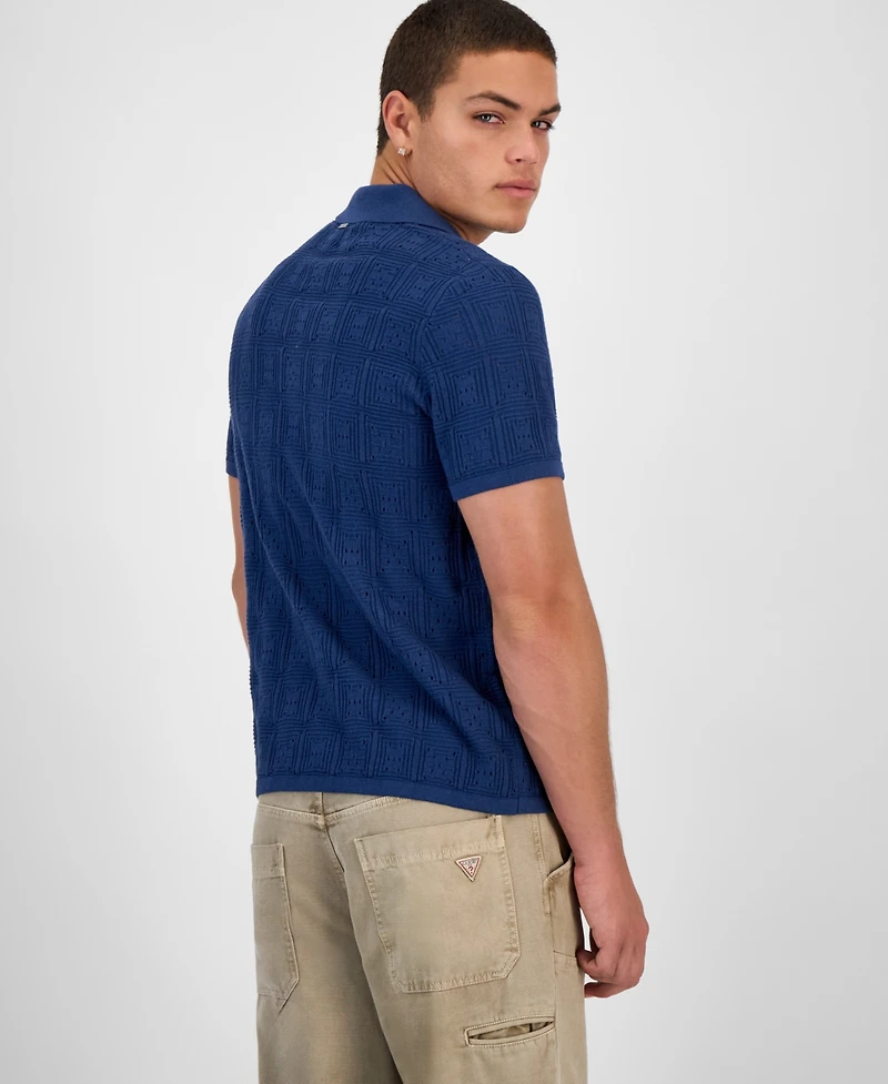 Guess Men's Topanga Pointelle Shirt