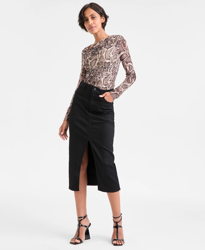 Guess Women's Mila Denim Midi Skirt