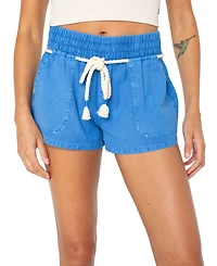 Roxy Juniors' Paddle On Drawstring-Waist Shorts