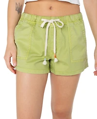 Roxy Juniors' Lil Trooper Drawstring-Waist Shorts