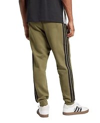 adidas Men's Essentials Regular-Fit 3-Stripes Fleece Joggers