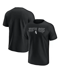 Fanatics Men's Black Chicago White Sox Raglan T-Shirt