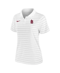 Nike Women's White St. Louis Cardinals Authentic Collection Victory Performance Polo Shirt