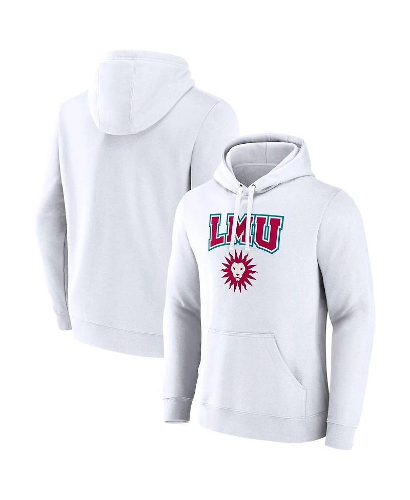 Fanatics Men's White Loyola Marymount Lions Primary Logo Pullover Hoodie