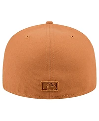 New Era Men's Brown Miami Marlins Color Pack 59FIFTY Fitted Hat