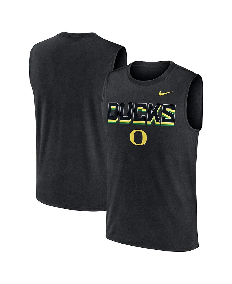 Nike Men's Oregon Ducks Primetime Tricode Legend Performance Tank Top