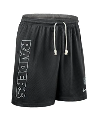 Nike Men's Black Las Vegas Raiders Sideline Reversible Performance Shorts
