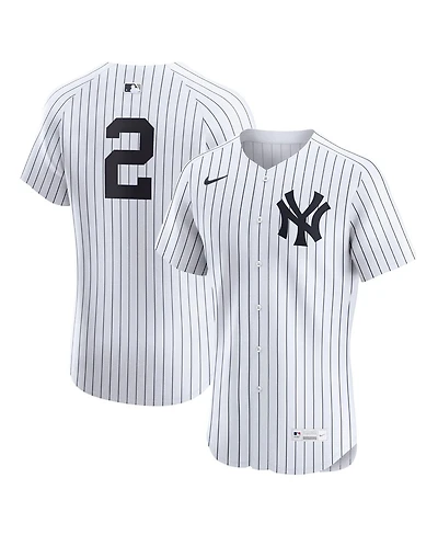 Nike Men's Derek Jeter White New York Yankees Home Elite Player Jersey