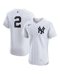 Nike Men's Derek Jeter White New York Yankees Home Elite Player Jersey