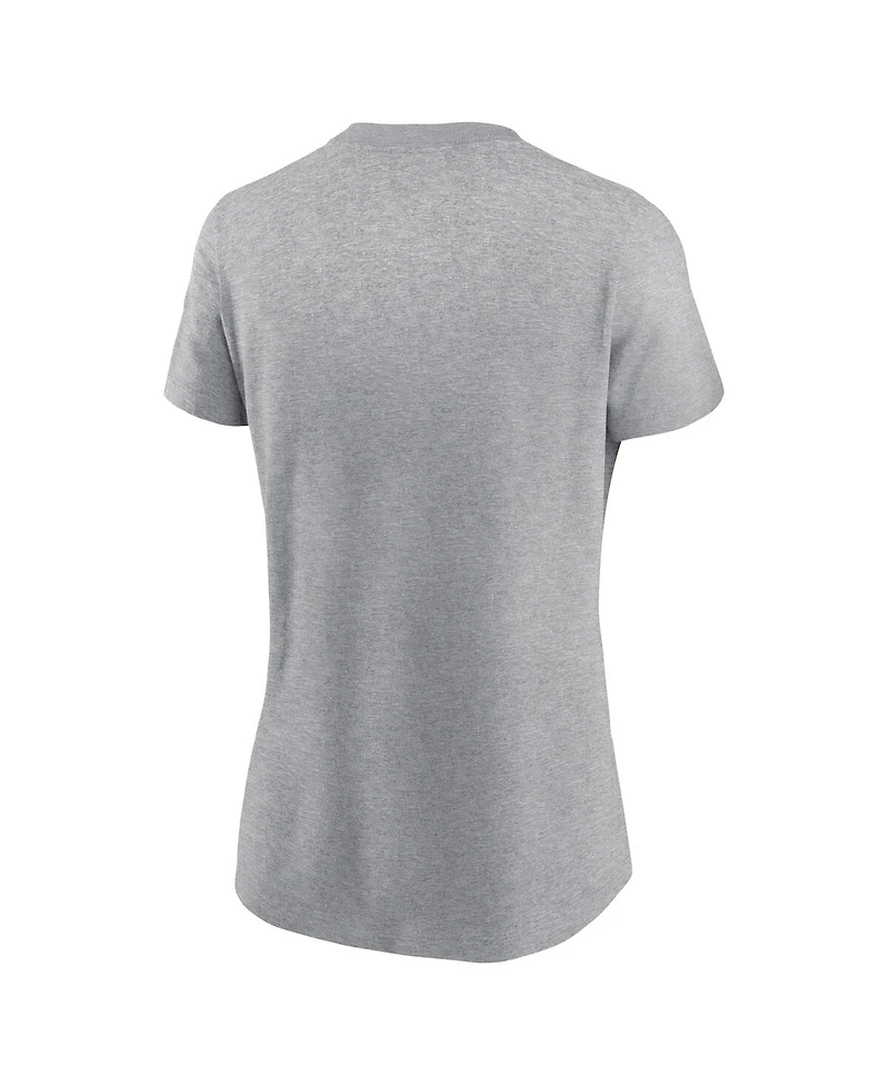 Nike Women's Heather Gray Ohio State Buckeyes Offensive Rebound T-Shirt