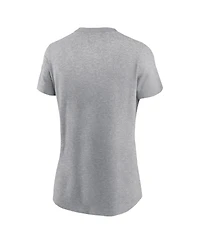 Nike Women's Heather Gray Ohio State Buckeyes Offensive Rebound T-Shirt