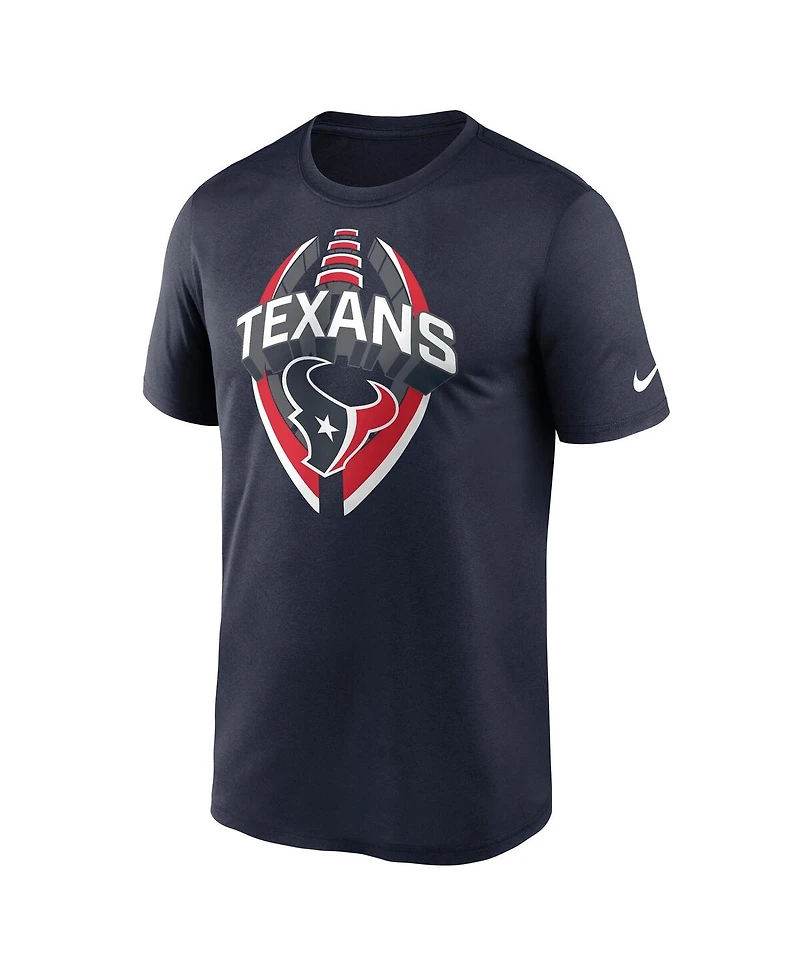 Nike Men's Navy Houston Texans Big Tall Primetime Legend Icon Performance T-Shirt