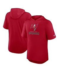 Nike Men's Red Tampa Bay Buccaneers Lockup Tri-Blend Hoodie T-Shirt