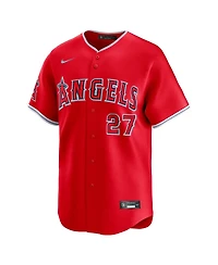 Nike Men's Mike Trout Red Los Angeles Angels Alternate Limited Player Jersey