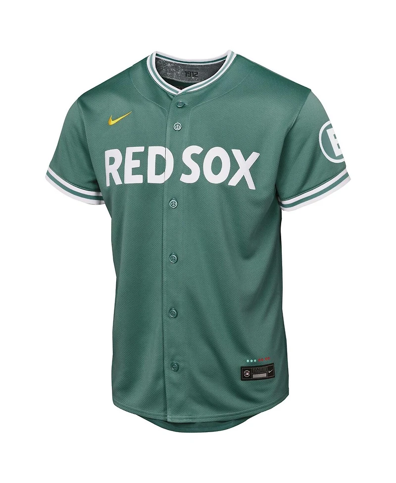 Nike Big Boys and Girls Green Boston Red Sox 2025 City Connect Limited Jersey