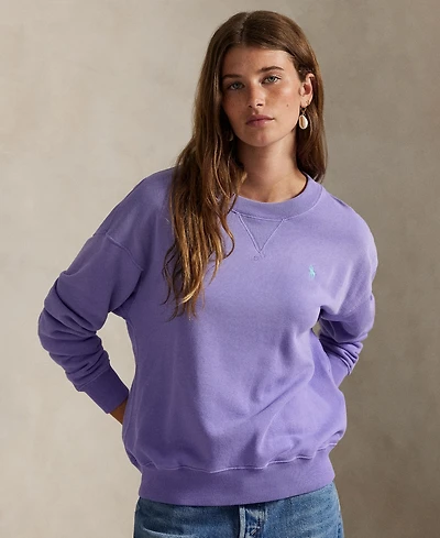 Polo Ralph Lauren Women's Lightweight Fleece Crewneck Sweatshirt
