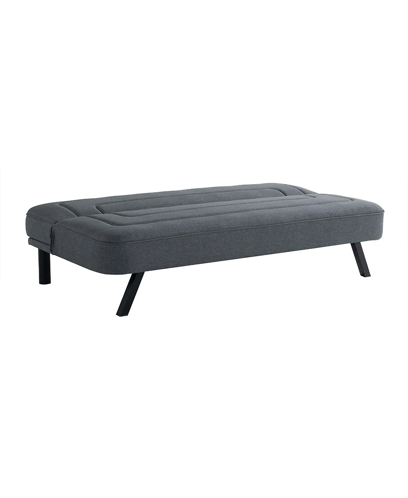 Serta 66.1" Polyester Forrest Convertible Futon