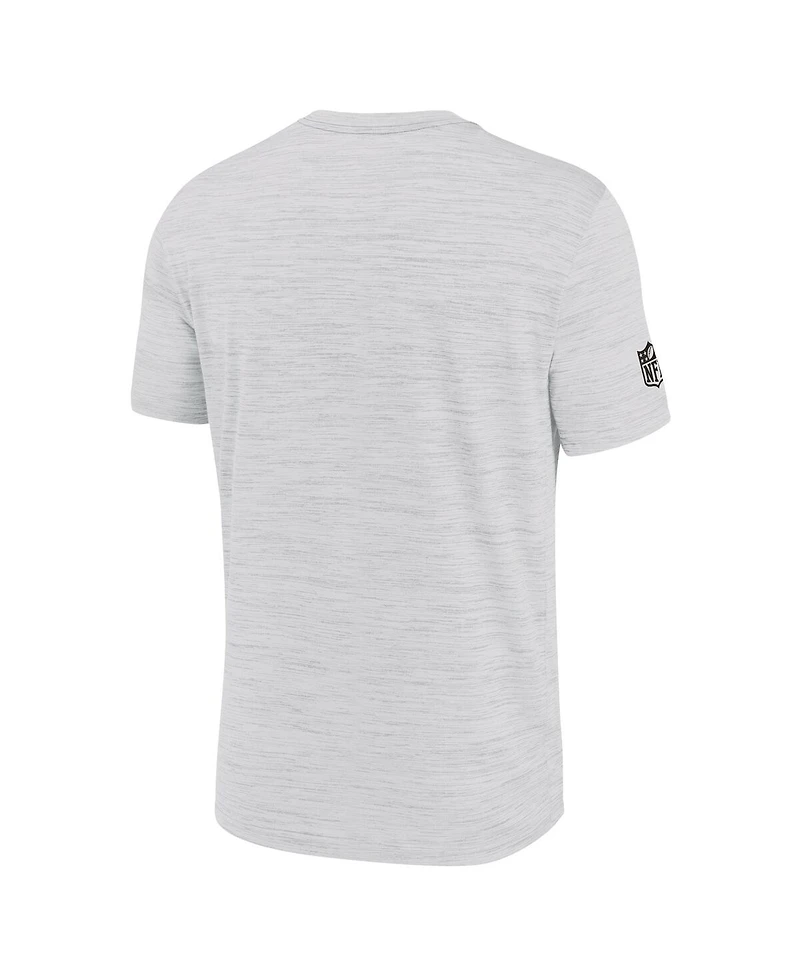 Nike Men's Ash Pittsburgh Steelers Sideline Velocity Performance T-Shirt