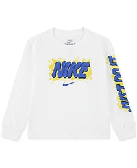 Nike Toddler & Little Boys Slime Logo Graphic Long-Sleeve T-Shirt