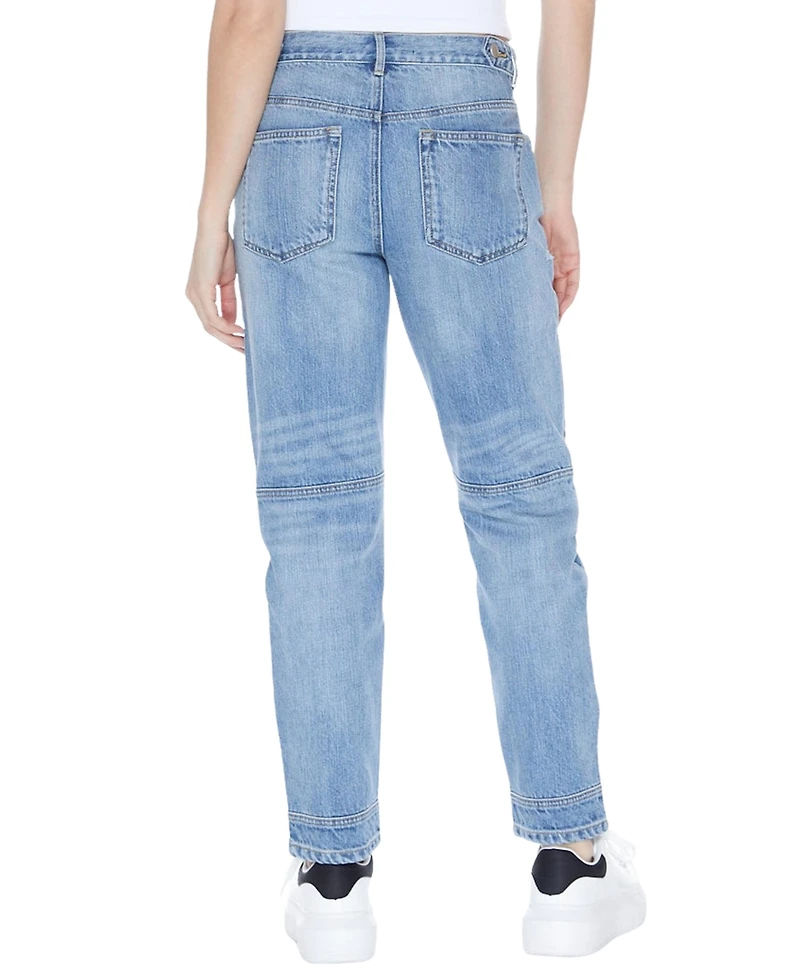 blue revival Women's High Rise Utility Jeans