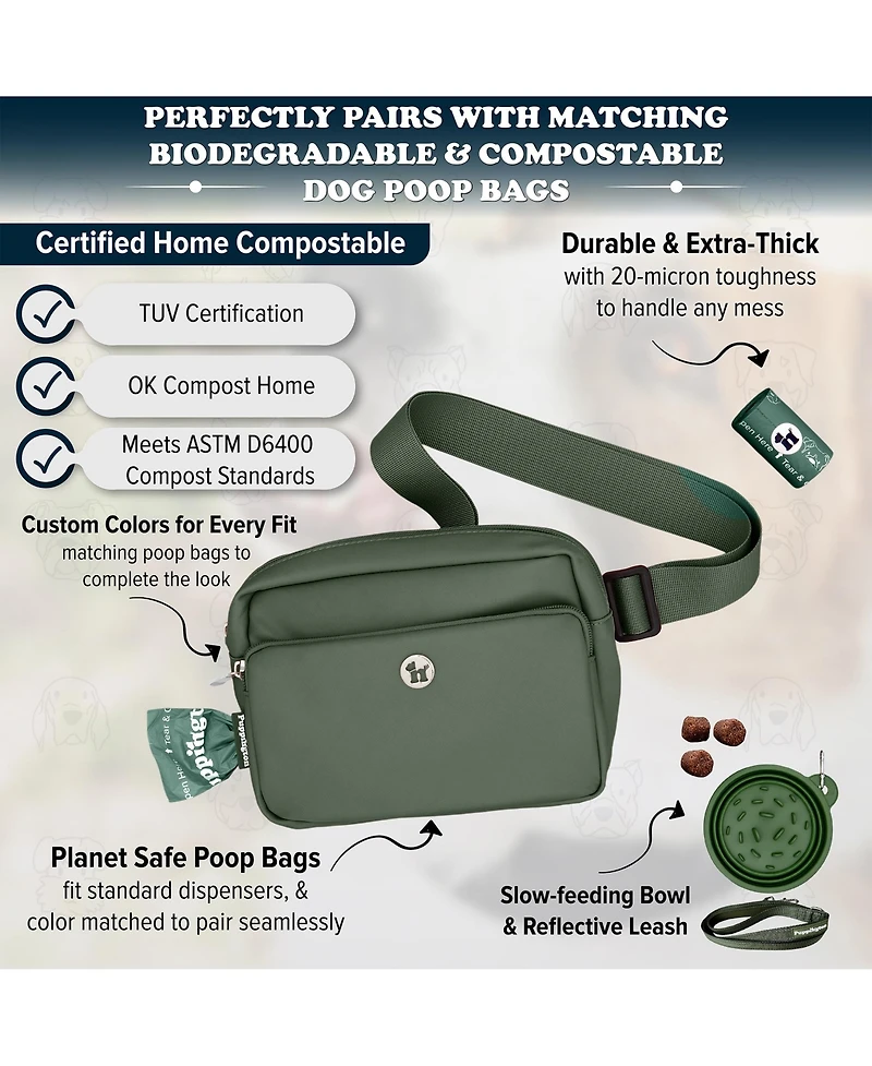 Puppington Walk Star Kit: 3-in-1 Dog Bag, Bowl