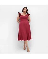City Chic Plus Roselyn Dress