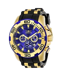 Invicta Men's Pro Diver Quartz Chronograph Blue Dial Watch