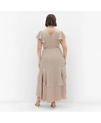 City Chic Plus Size Flirty Jen Maxi Dress