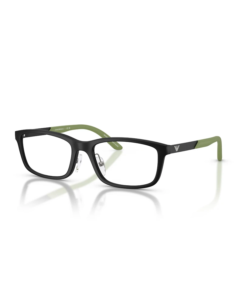 Emporio Armani Kids Men's Rectangle Eyeglasses, EK3009