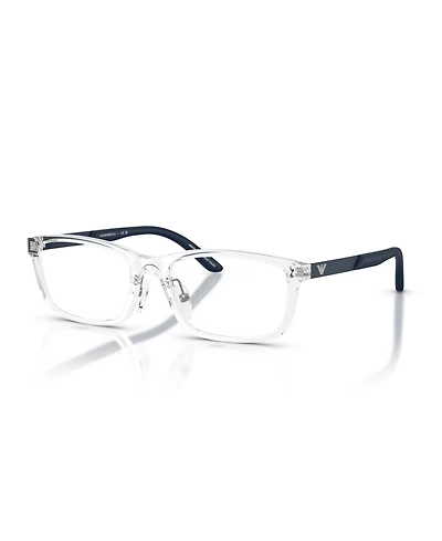 Emporio Armani Kids Men's Rectangle Eyeglasses, EK3009