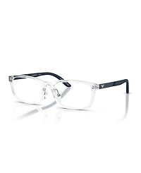 Emporio Armani Kids Men's Rectangle Eyeglasses, EK3009