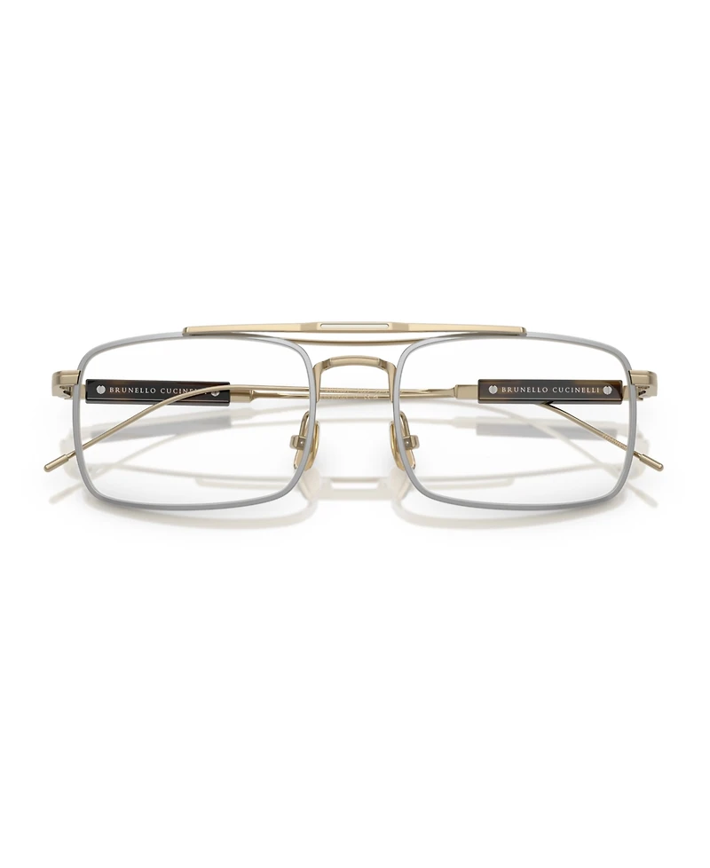 Brunello Cucinelli Unisex Rectangle Eyeglasses, BC1006T