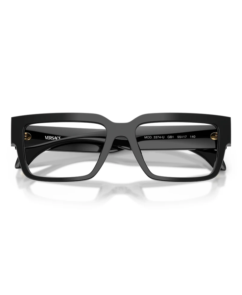 Versace Men's Rectangle Eyeglasses