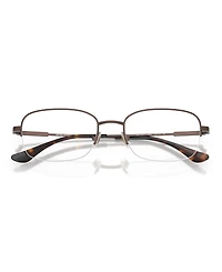 B by Brooks Brothers Men's Rectangle Eyeglasses, BB1121