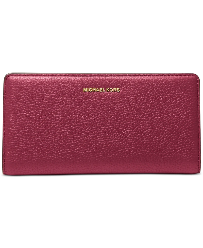 Michael Kors Bryant Large Slim Leather Snap Wallet
