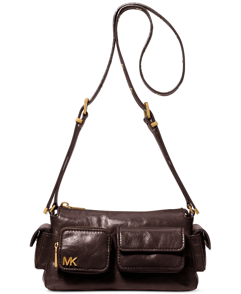 Michael Kors Dakota Small Leather Convertible Pocket Crossbody
