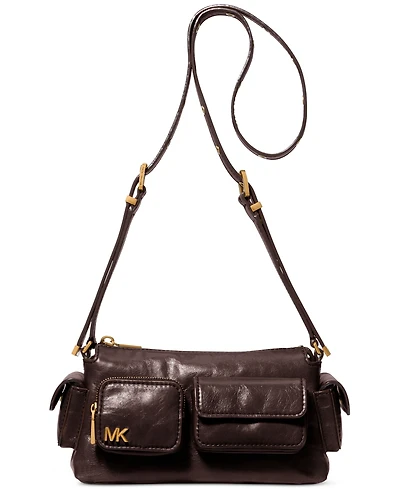 Michael Kors Dakota Small Leather Convertible Pocket Crossbody