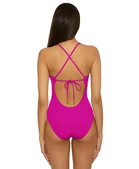Becca Women's Color Code Cut-Out One-Piece Swimsuit