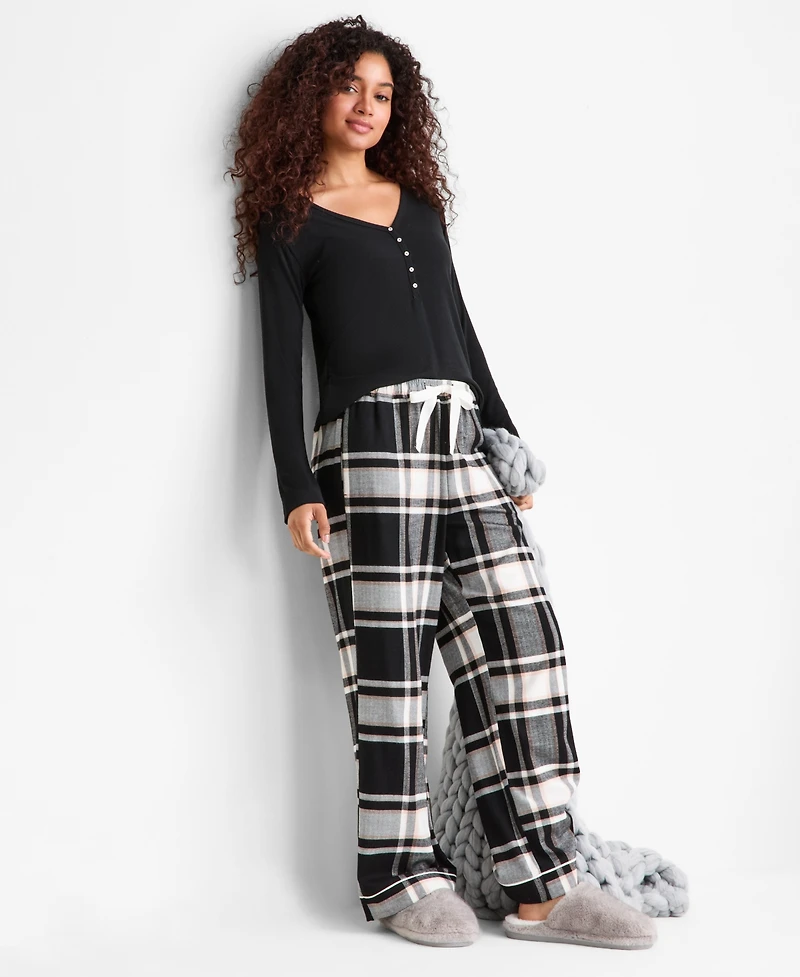 State of Day Women's Flannel Pajama Pants, Xs-3X, Macy's Exclusive