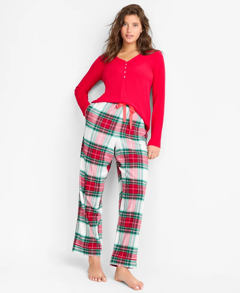 State of Day Women's Flannel Pajama Pants, Xs-3X, Macy's Exclusive